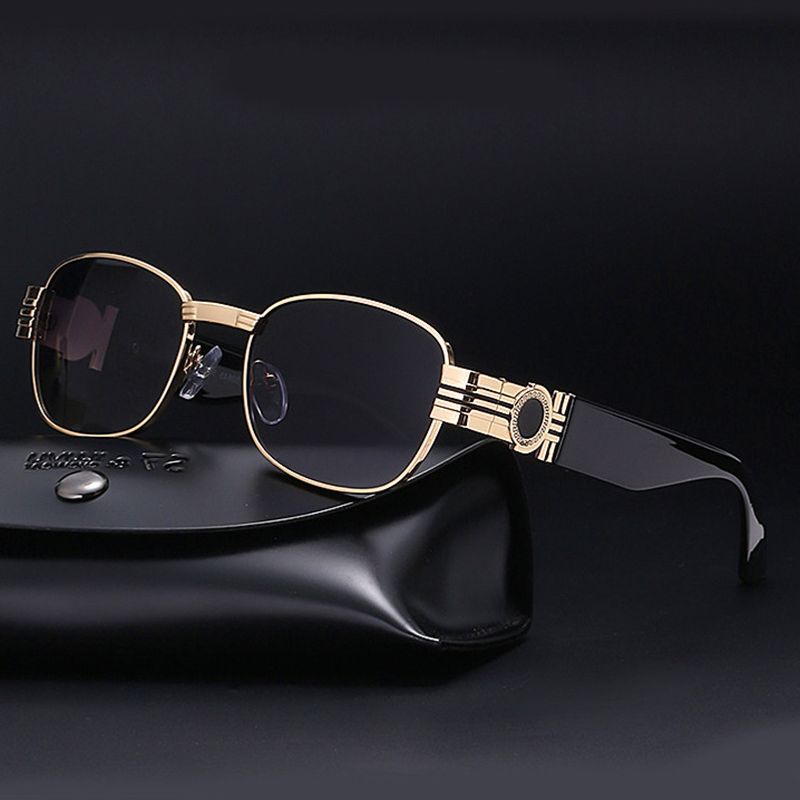 Fashion Anti-uv Small Frame Metal Sunglasses Wholesale