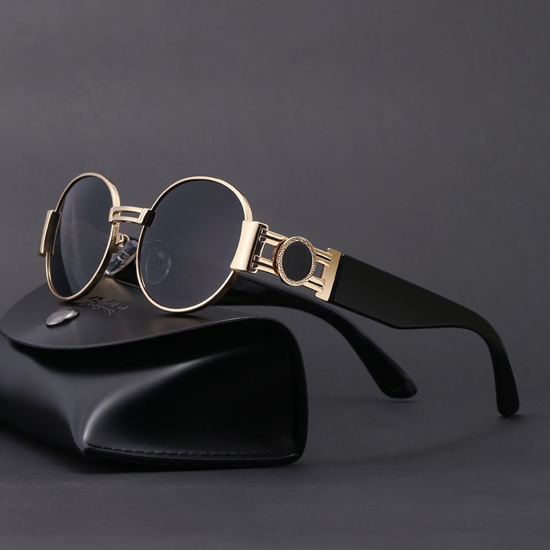 Neue Mode Stil Korea Runde Rahmen Sonnenbrille