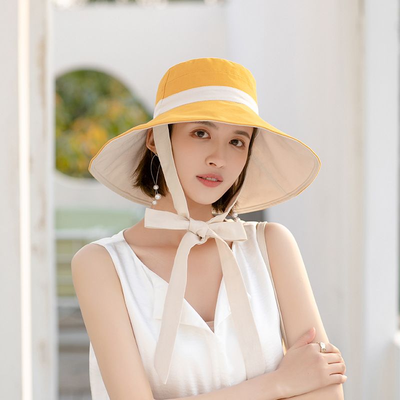 Sombrero De Pescador De Protección Solar De Sombrilla De Domo De Doble Cara De Moda