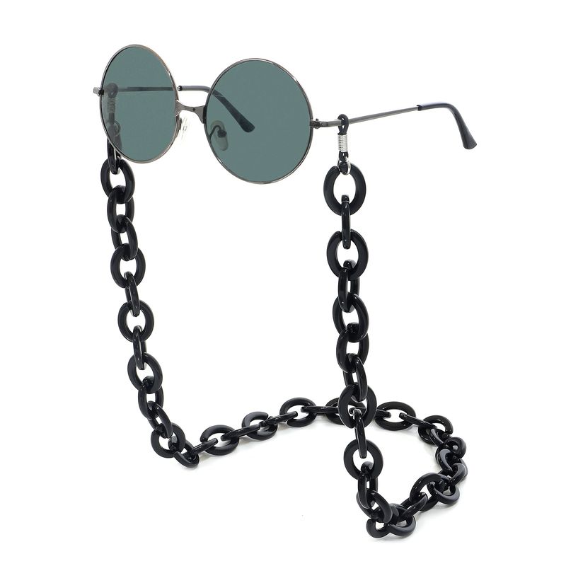 Retro Black Environmental Protection Acrylic Non-slip Glasses Chain Wholesale