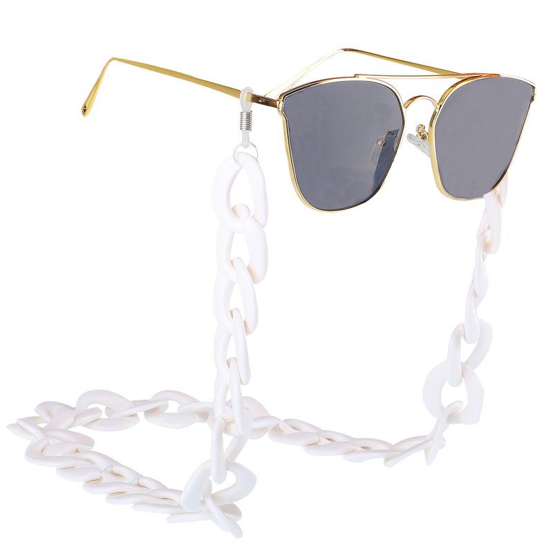Fashion White String Environmental Protection Anti-skid Anti-lost Glasses Chain
