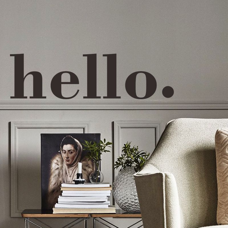 Fashion English Hello Wall Beautification Wall Stickers Wholesale