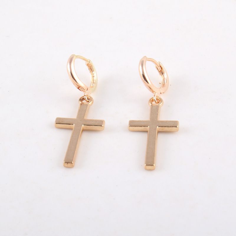 Fashion Geometric Plating Alloy 18K Gold Plated Earrings