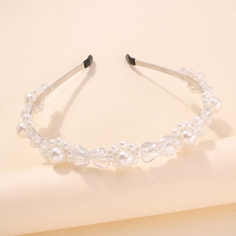 Fashion New Imitation Pearl Flower Headband