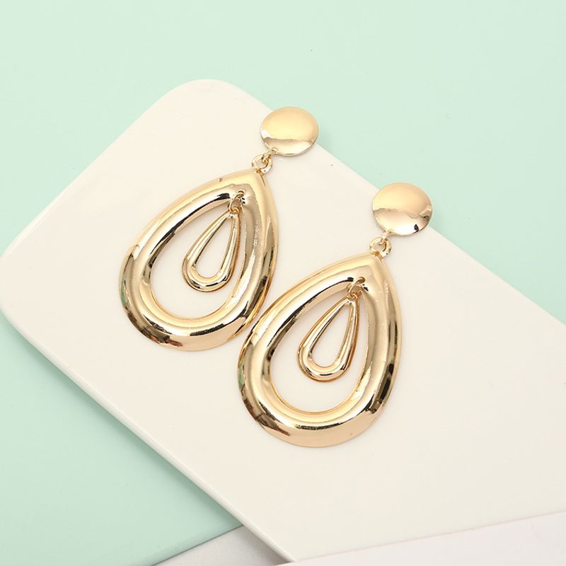 New Simple Style Metal Geometric Drop Earrings