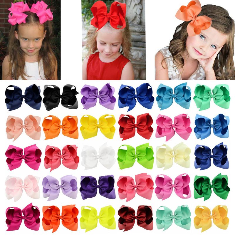 Fashion Colorful Children's Bowknot Hairpin Set