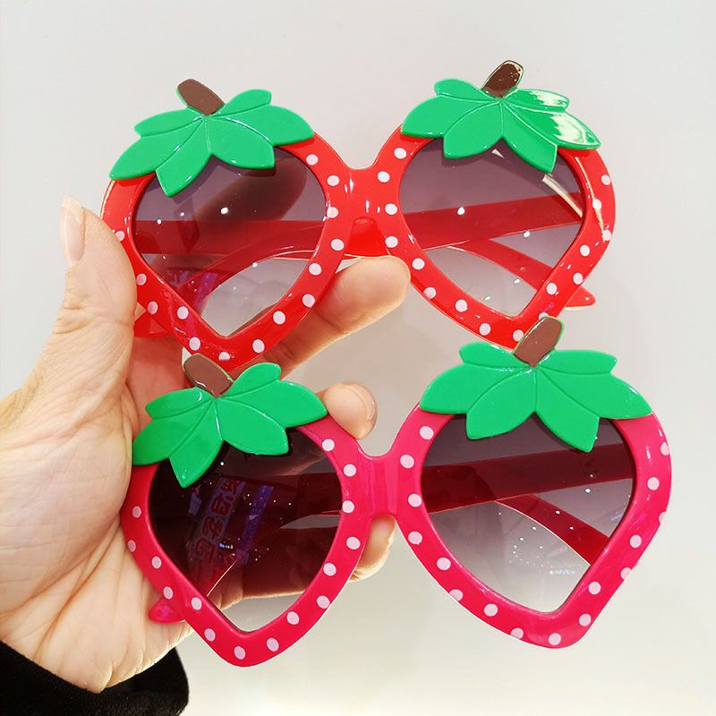 Cartoon Children's Strawberry Decorative Sunglasses