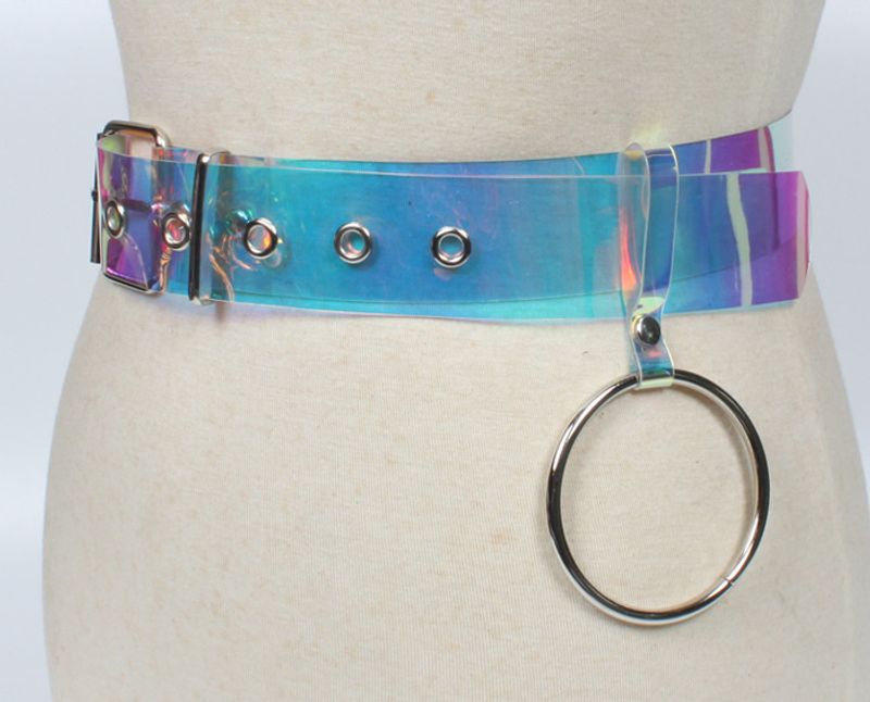 Fashion Transparent Pvc Ring Color Belt Wholesale