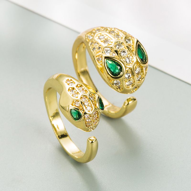 Fashion Golden Snake-shaped Ring
