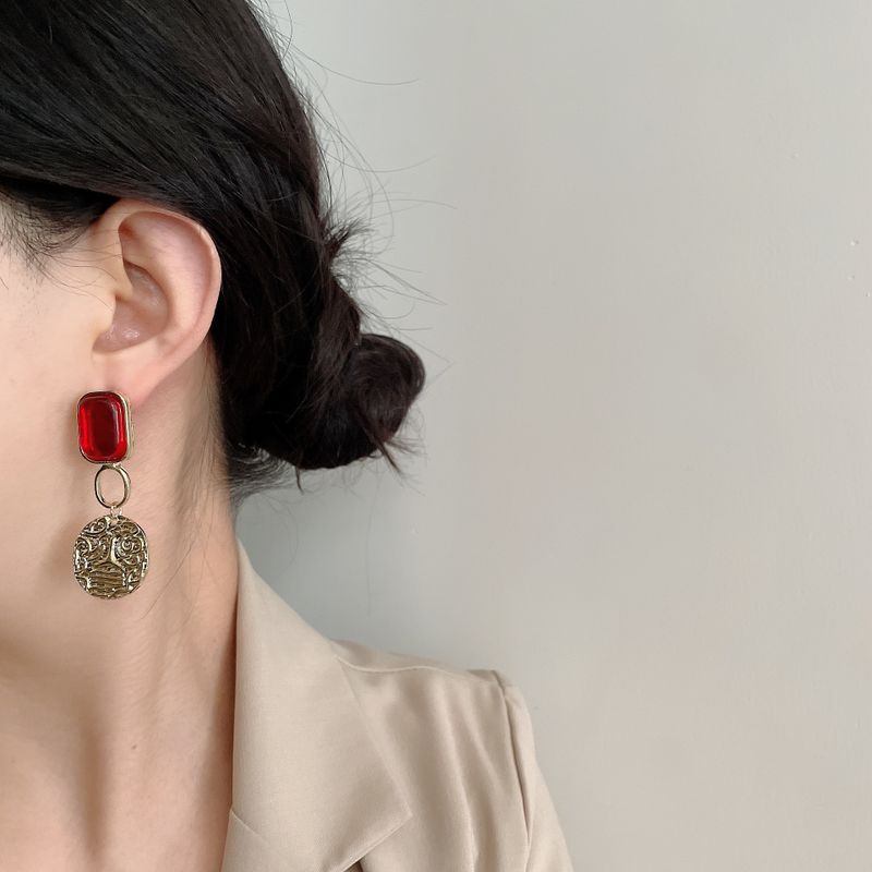Baroque Old Coin Earrings