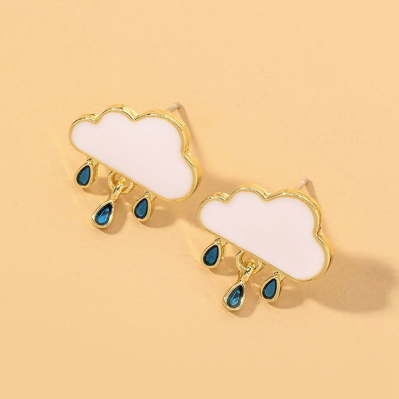 Fashion Cloud Raindrop Earrings