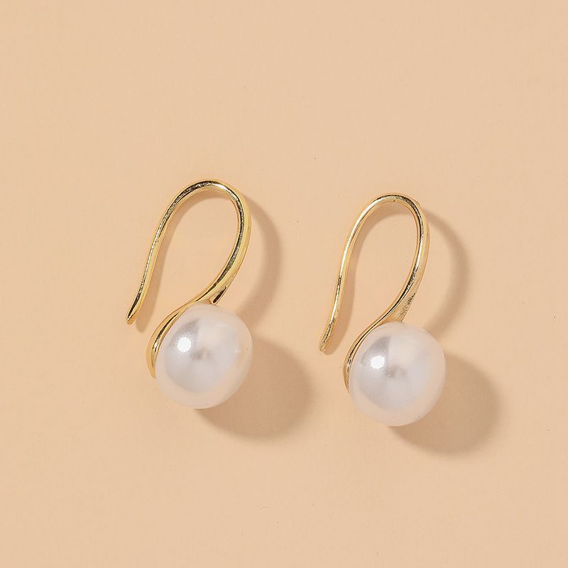 Fashion Pearl Artificial Gemstones Earrings