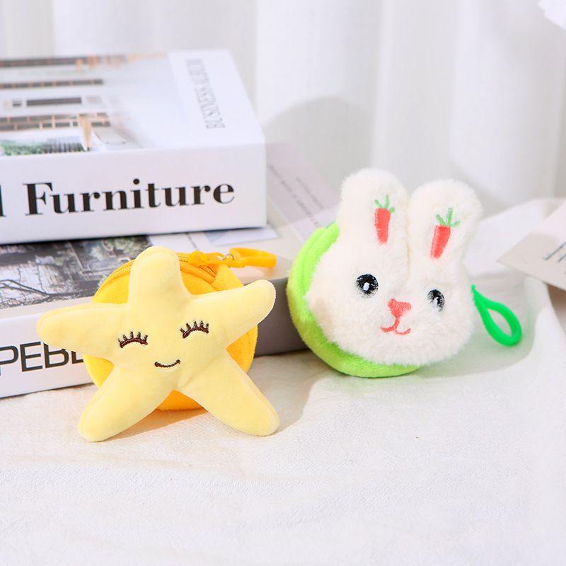 New Creative Plush Animal Cartoon Coin Purse