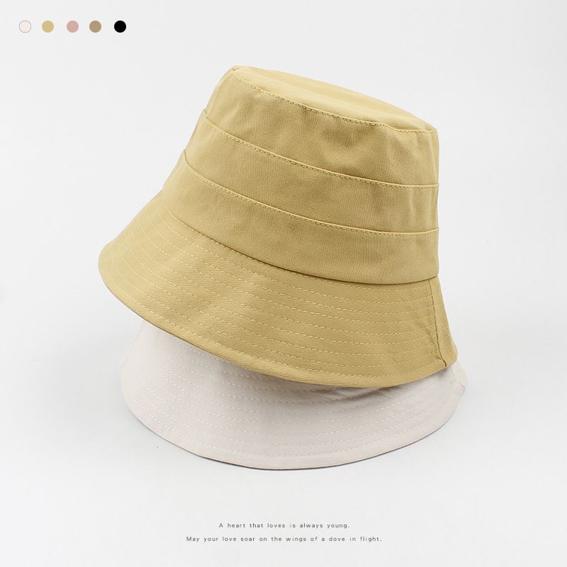 Korean Sunshade Thin Small Brim Solid Color Hat