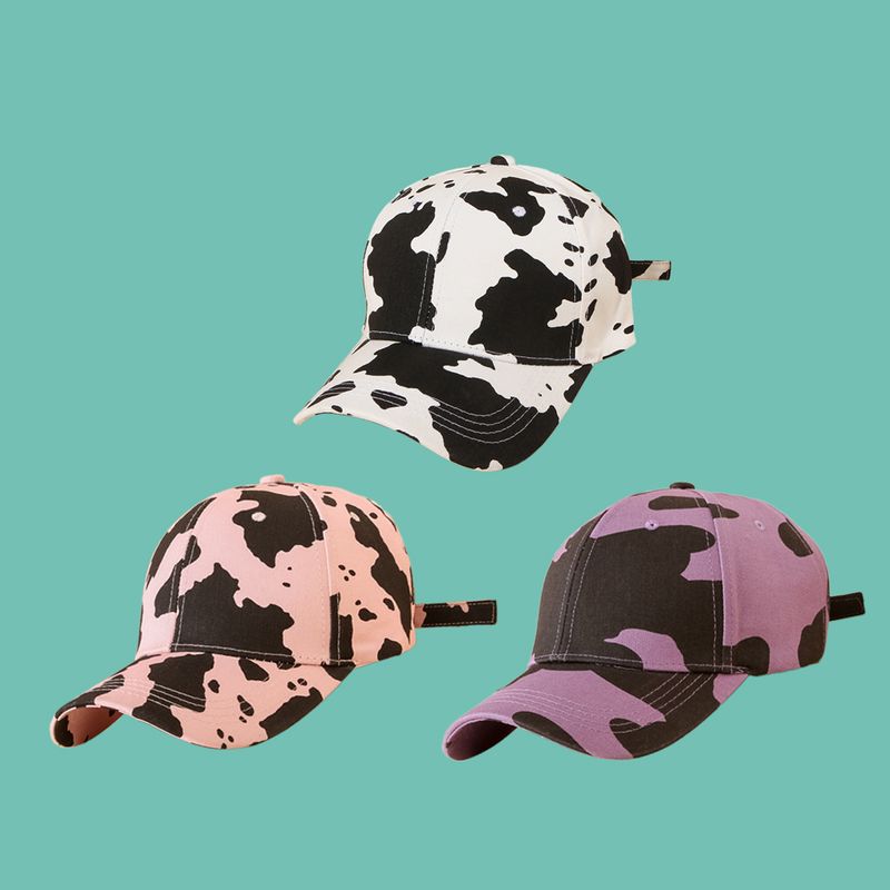 Cute Sunshade Cow Pattern Cap