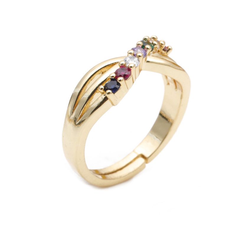 Fashion Simple Geometric Gold Opening Ring
