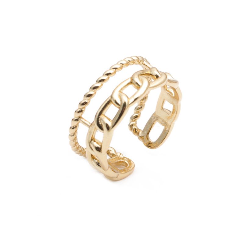 Retro Fashion Chain Twist Ring