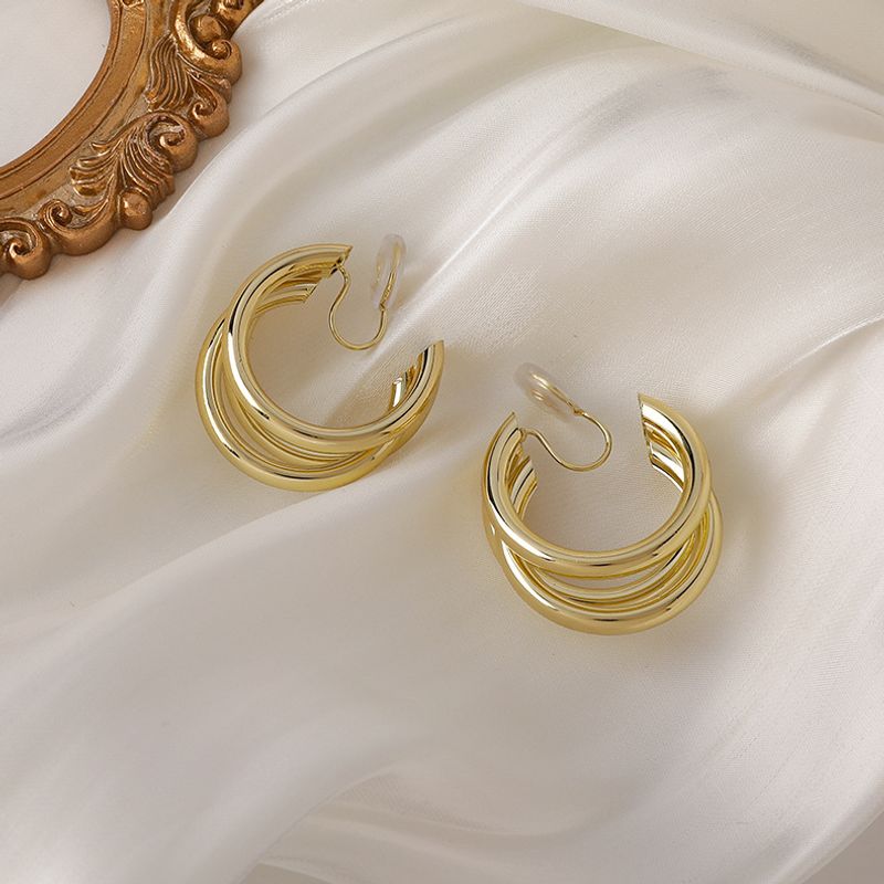 French Style Fashion New Simple Exaggerated Earrings