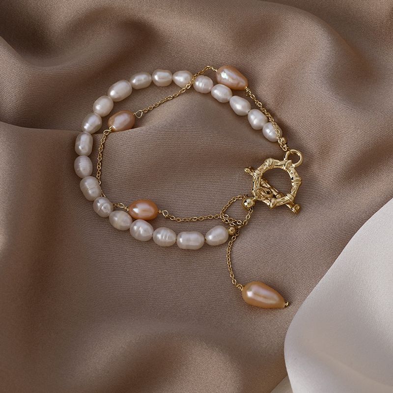 Bracelet Coréen À Boucle Ot En Perles