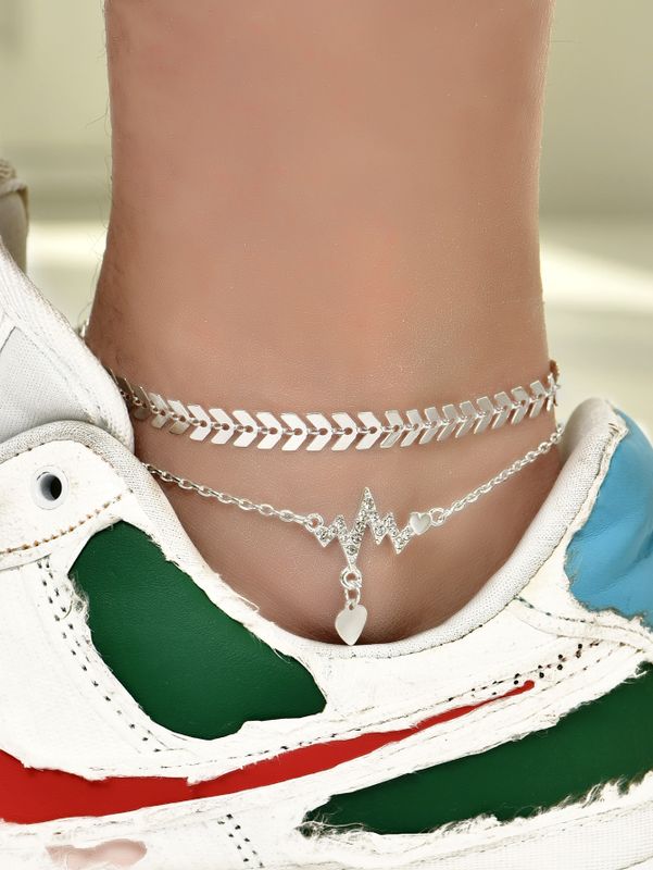 Fashion New Heart-shaped Anklet