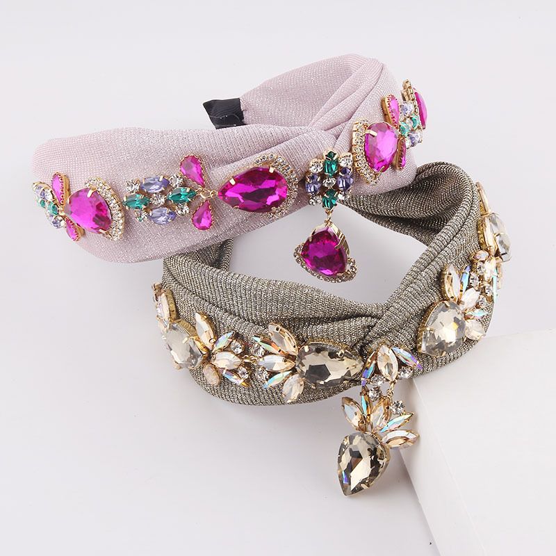 New Fashion Style Diamond-studded Gemstone Headband