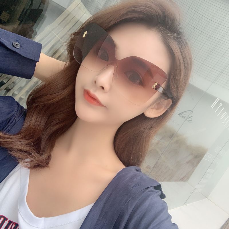 Neue Koreanische Einfache Stil Mode Big Frame Sonnenbrille
