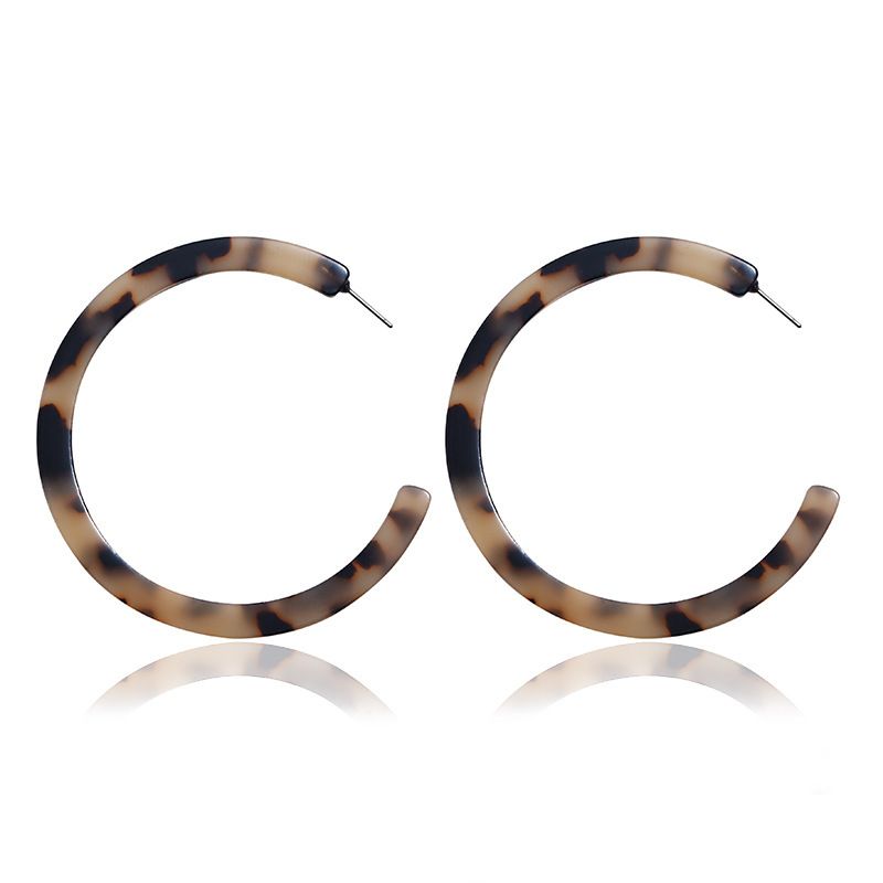 Simple Fashion Creative Acrylic C-shaped Earrings