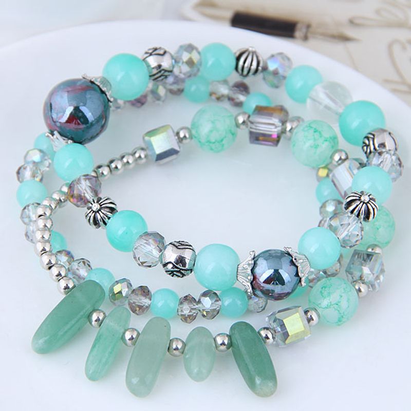 Fashion New Crushed Stone Multi-layer Women's Bracelet