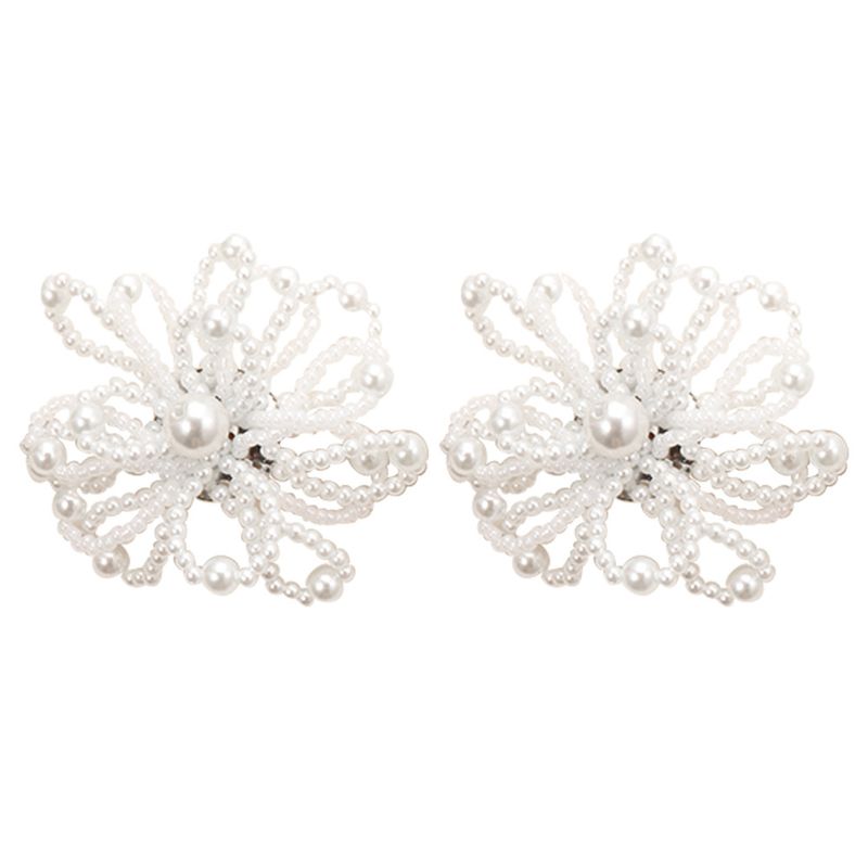 Baroque Pearl New Flower Stud Earrings
