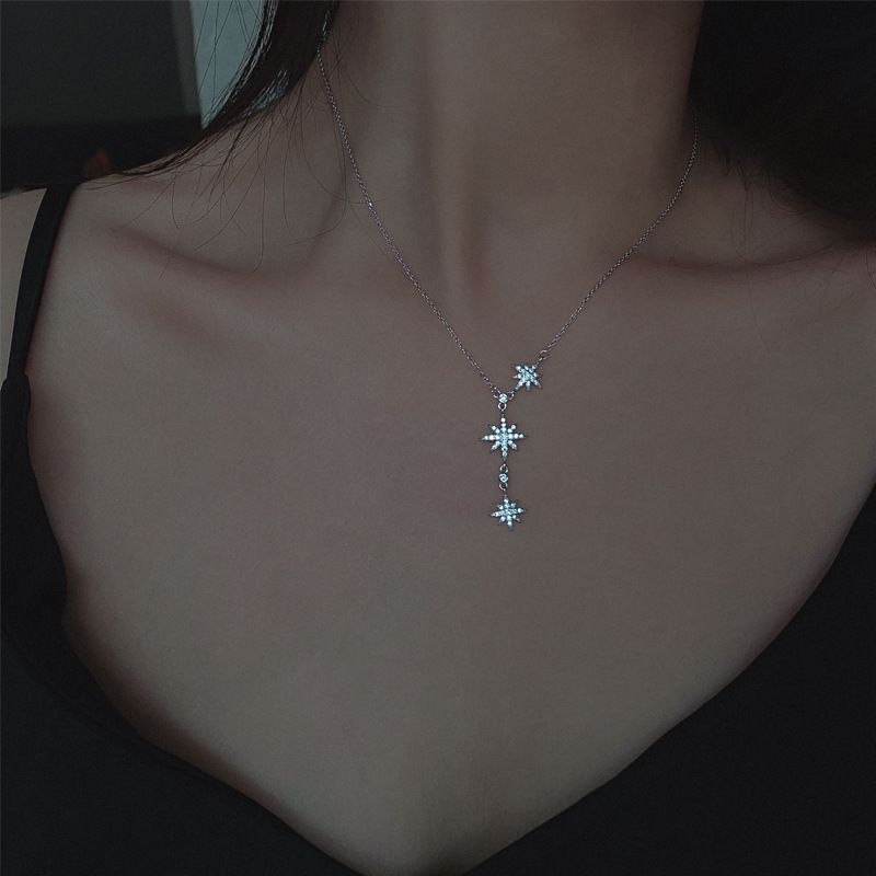 Korean Version Simple Star Pendant Necklace