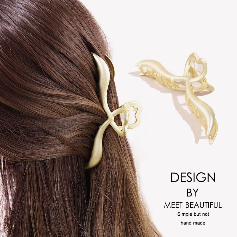 Fashion Heart-shape Metal Hair Clip Wholesale