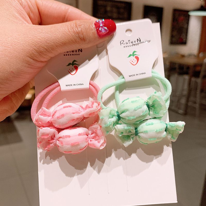 Korean Style Children's Pair Of Candy Shape Hair Rope