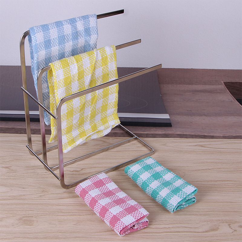 Candy-colored Plaid Striped Cotton Yarn Kitchen Rag