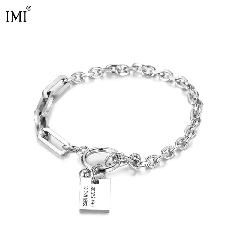 Korean Simple Niche Personality Titanium Steel Bracelet