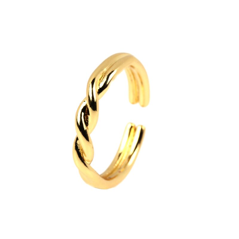 Wholesale Fashion Twist-shaped Opening Adjustable Ring