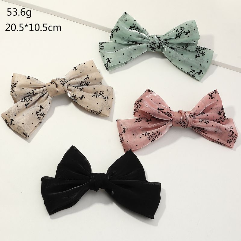 Conjunto De Pinzas De Pelo Bowknot De Estilo Simple De Moda Coreana