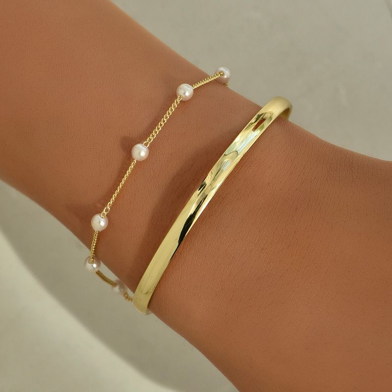 Ensemble De Bracelet De Perles De Style Simple