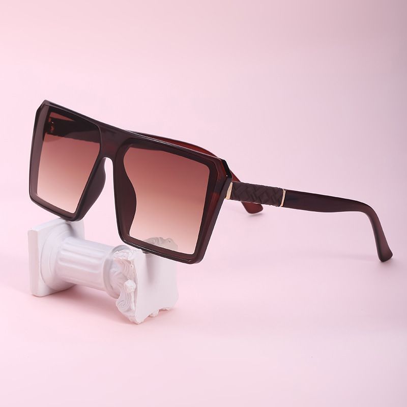 Fashion Geometric Large Frame Sunglasses