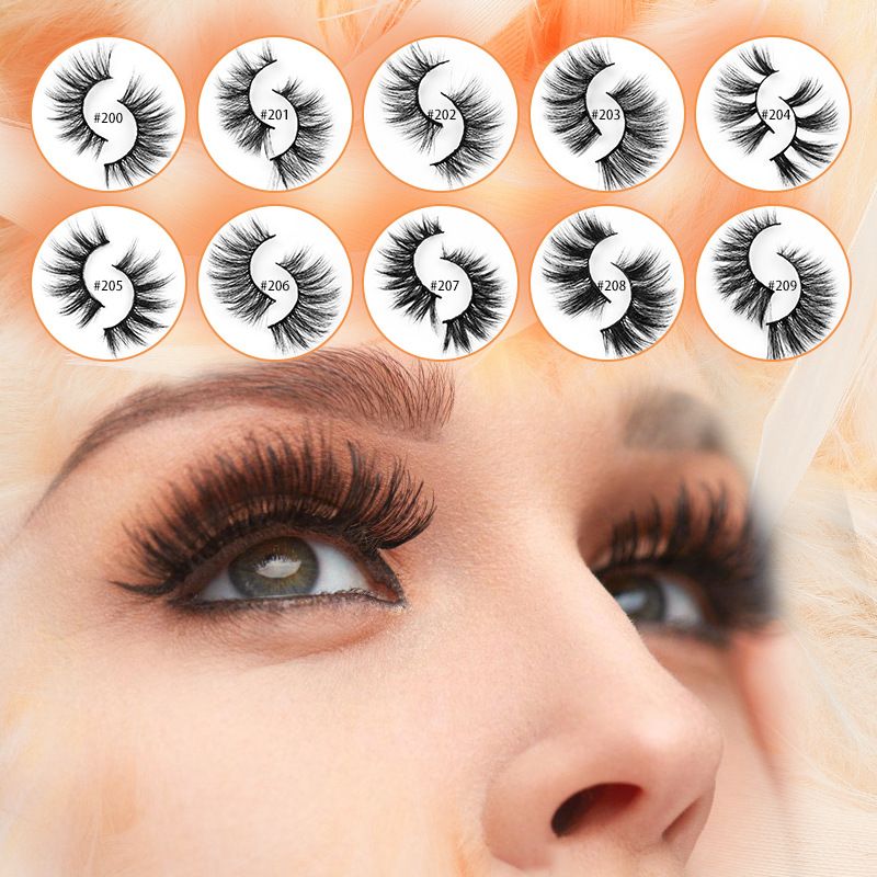 Fashion Thick And Exaggerated Imitation Mink False Eyelashes