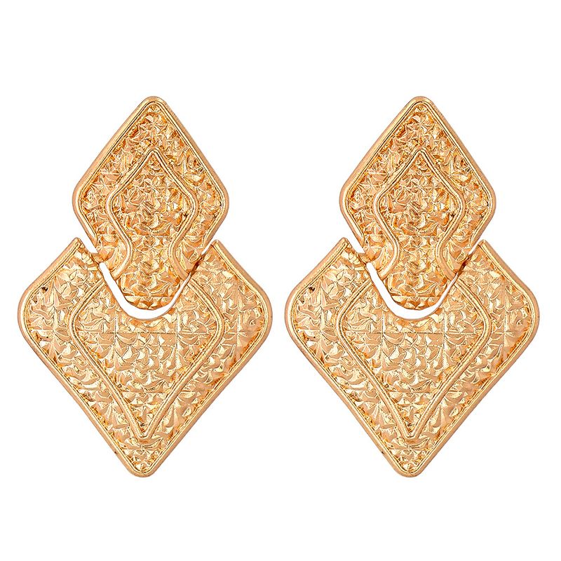 Retro Geometric Ethnic Pattern Earrings Wholesale