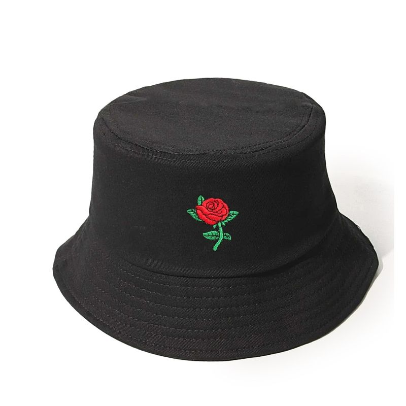 Korean Fashion Rose Sunshade Fisherman Hat