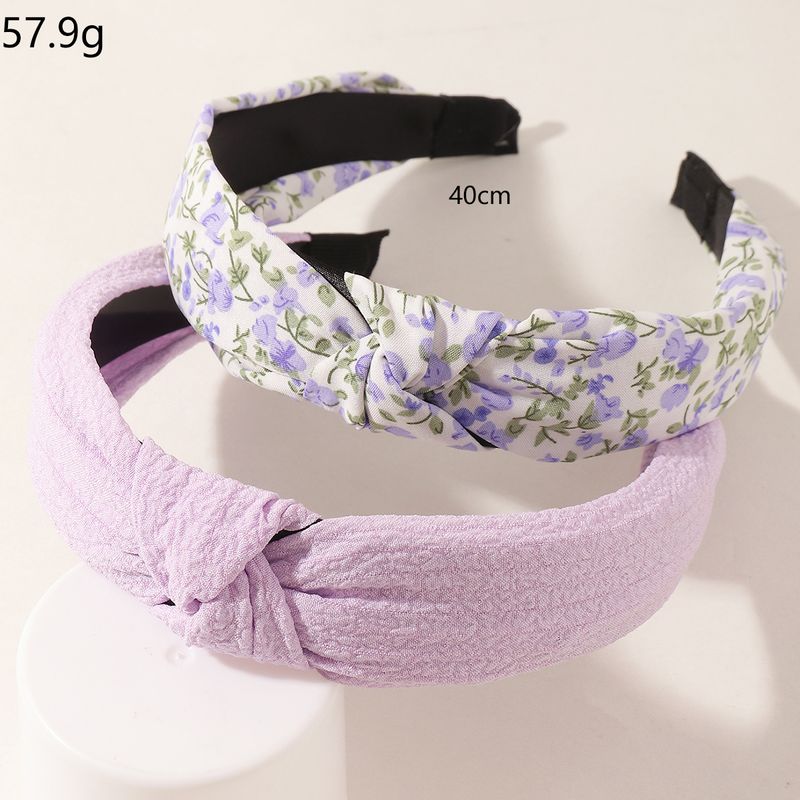 Korean Floral Bowknot Hair Band