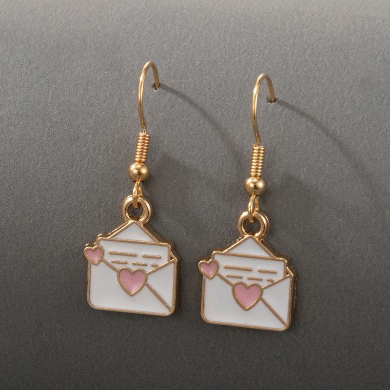 Simple Fashion Heart-shaped Envelope Earrings