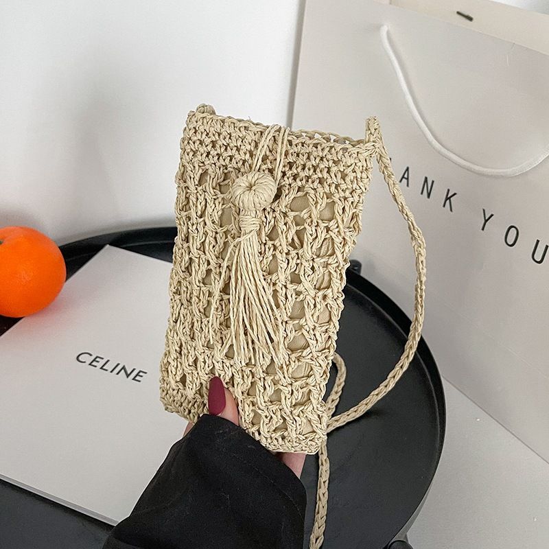 Korean Trendy Fashion Straw Messenger Bag