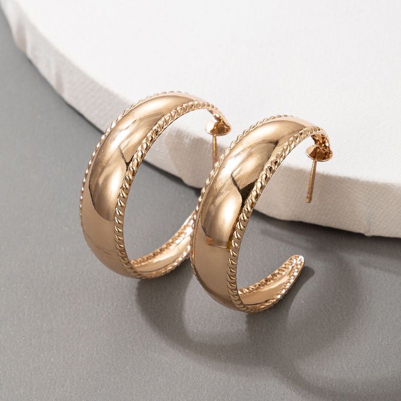 Nihaojewelry Jewelry Wholesale New C-shaped Geometric Earrings