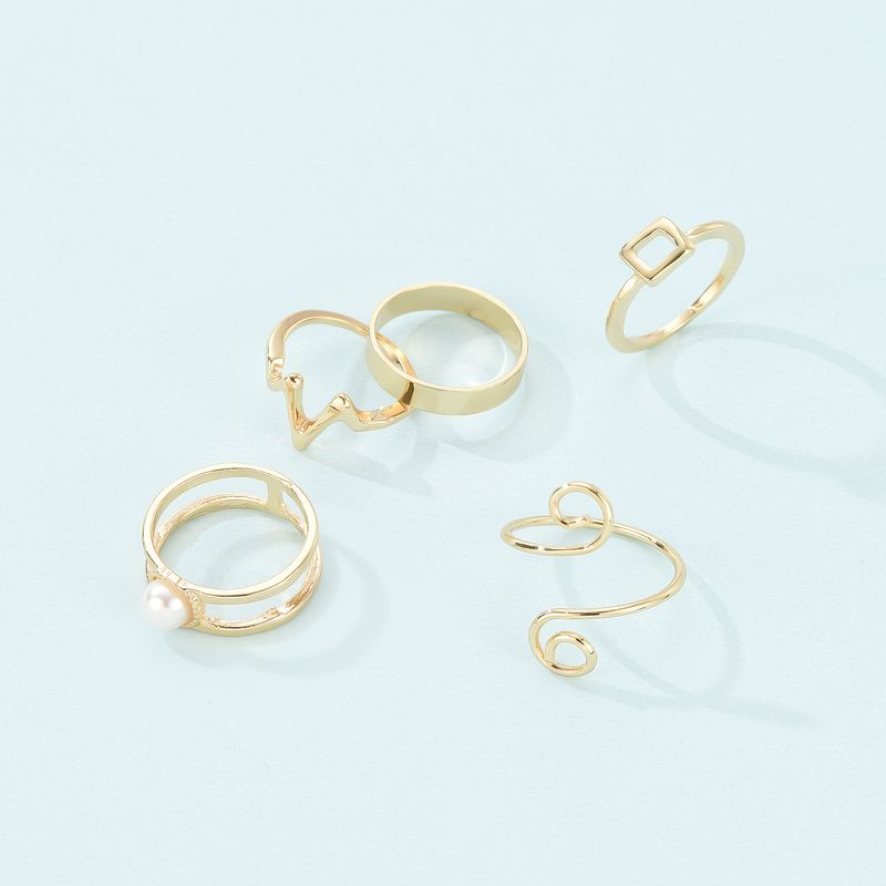 Fashion Infinite Symbol Joint Ring 5-piece Set