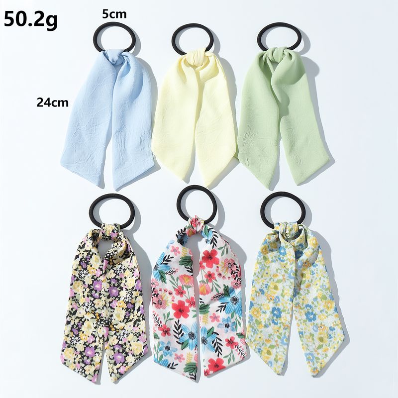 Nihaojewelry Jewelry Wholesale Floral Bow Ribbon Hair Rope