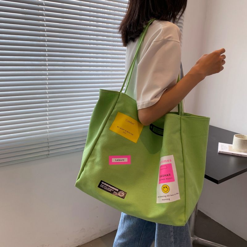 Fashion Printing Large-capacity Portable Shoulder Canvas Bag