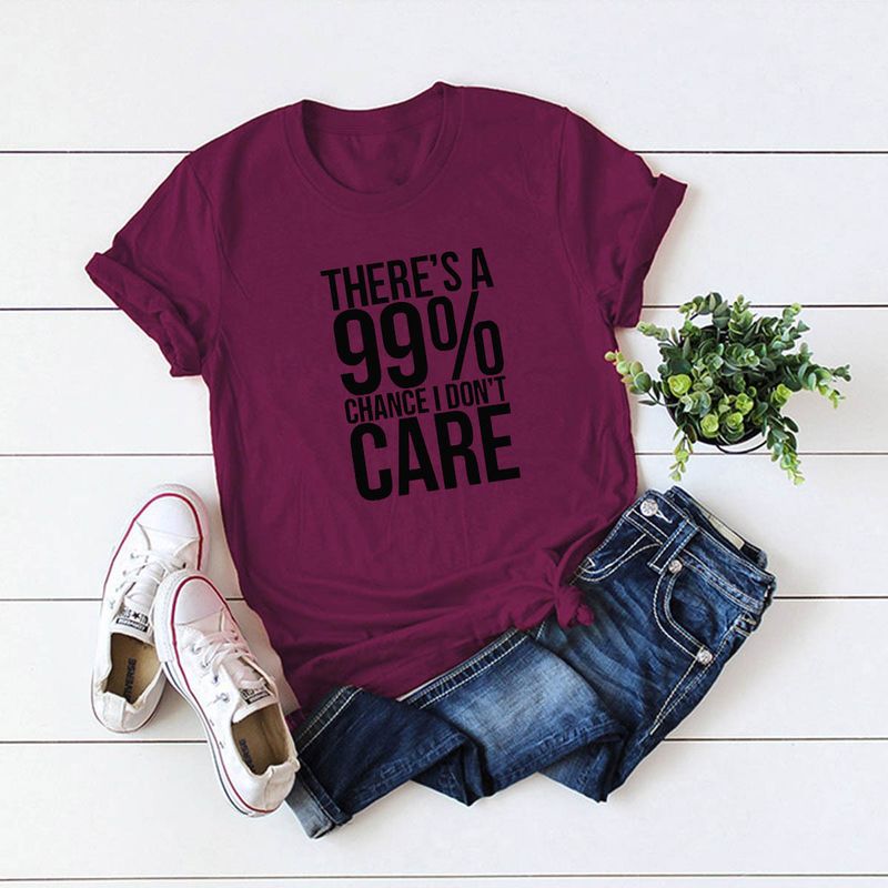 Women's Short Sleeve T-shirts Printing Fashion Streetwear Letter