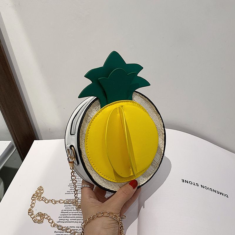 Korean Pineapple Shape Messenger Bag